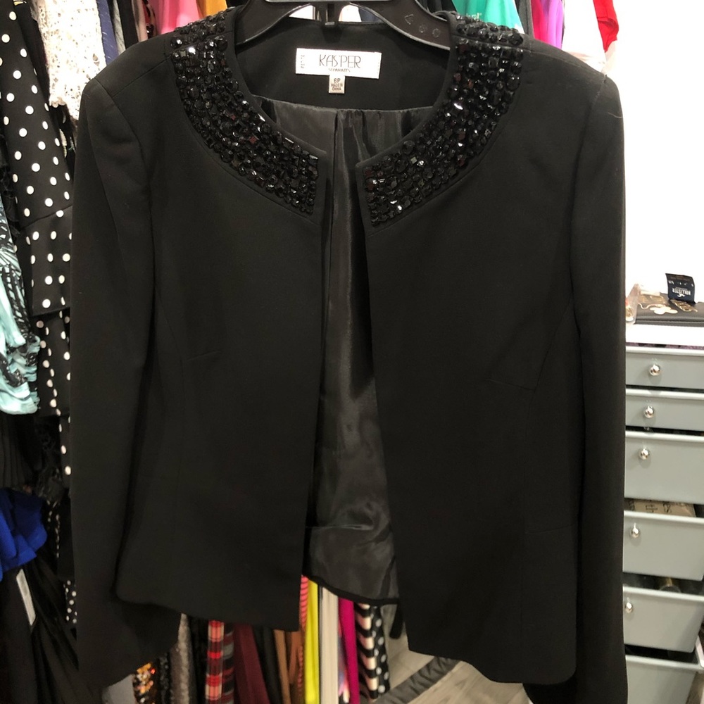 NWT Kasper Jeweled Suit Jacket Separate